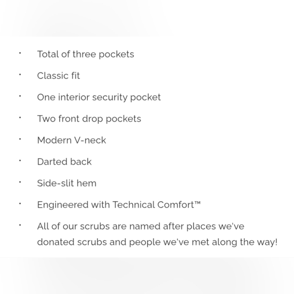 Small Figs Scrub Top Tech Collection Casma Three-Pocket Raspberry - Picture 9 of 11